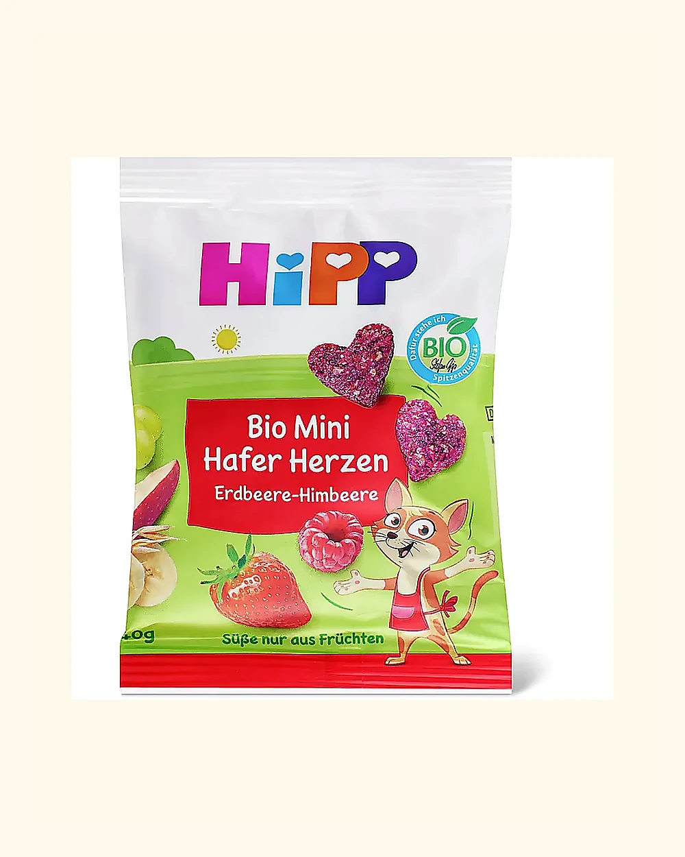 Hipp Bio Mini Hafer Herzen – vaníliás vajas keksz